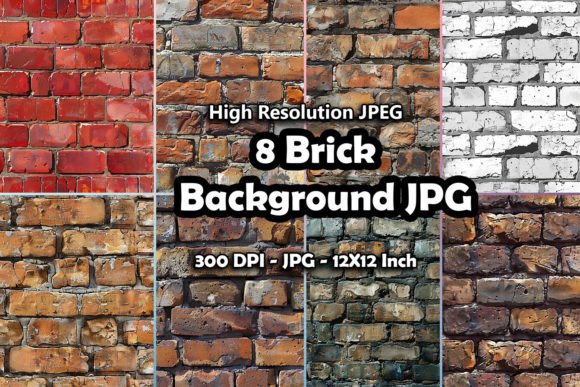 8 Brick Background Seamless Pattern JPG: A Strategic Asset for Modern Design