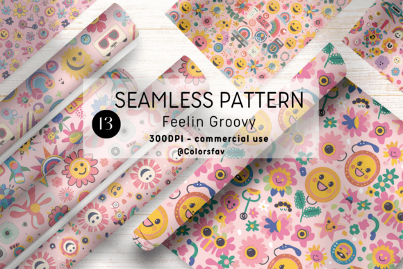 Embrace the Retro Renaissance: How the Feelin Groovy Pattern Paper Girly Bundle Redefines Modern Creative Workflows