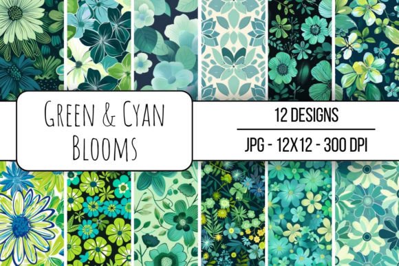 Green Cyan Blooms Seamless Pattern: A Guide to Smart Digital Design Choices