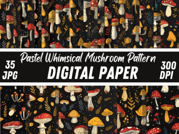 Pastel Garden Whimsical Mushroom Pattern: A Comprehensive Evaluation