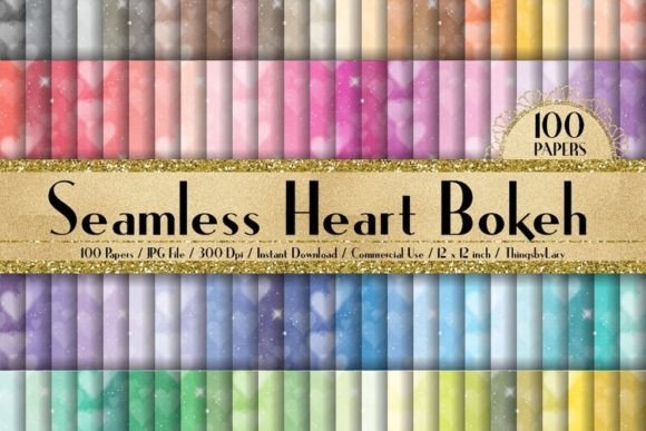 Seamless Heart Bokeh Digital Papers: A Comprehensive Guide to Versatile Design Assets