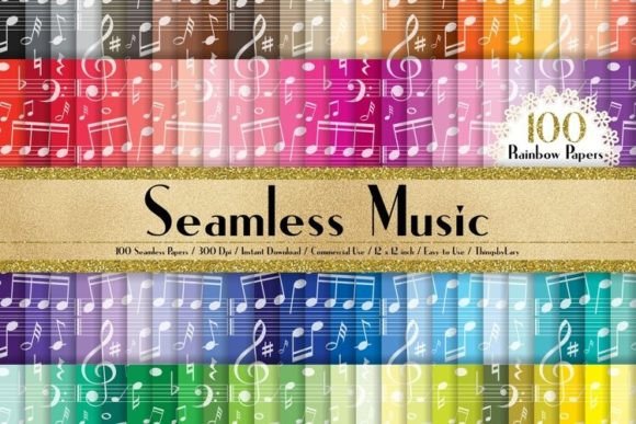 Seamless Music Note Digital Papers: A Comprehensive Guide for Creators