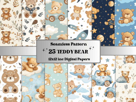 Seamless Teddy Bear Pattern Paper: The Ultimate Solution for Whimsical Scrapbooking and Junk Journaling