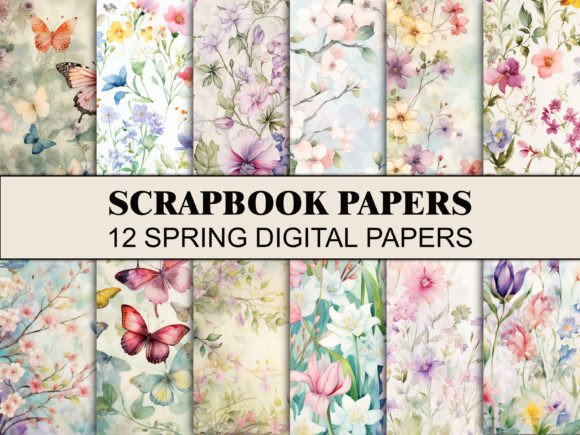 The Resurgence of Tactile Creativity: How Spring Flowers Scrapbook Paper Pattern Defines Modern Analog Design